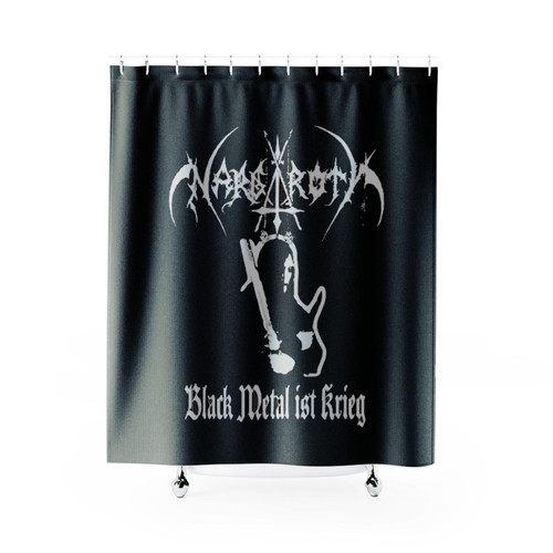 Black Metal Ist Krieg Shower Curtains