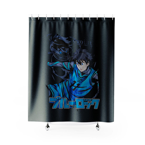 Blue Lock Isagi Neo Egoistic League Shower Curtains