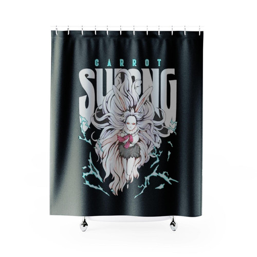 Carrot One Piece Shower Curtains