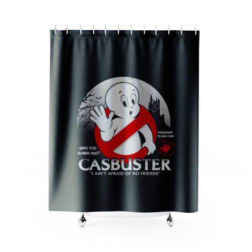 Casbuster I Am Not Afraid No Friends Casper The Ghost Shower Curtains