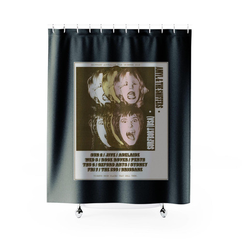 Amyl And The Sniffers Surfbort Concert Shower Curtains