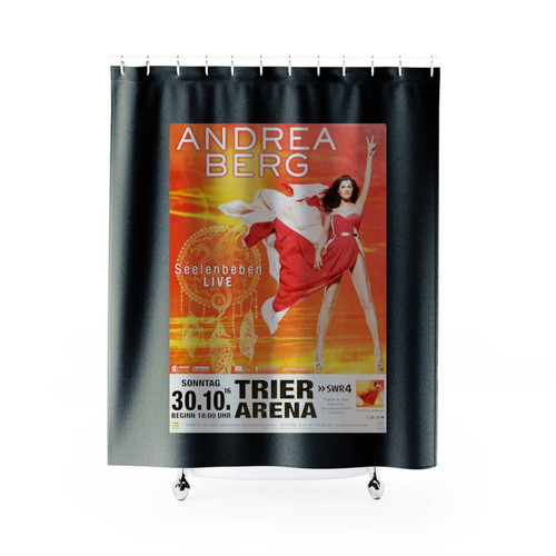 Andrea Berg Seelenleben Trier 2016 Shower Curtains
