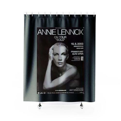 Annie Lennox Pavement Cracks Frankfurt 2003 2 Shower Curtains