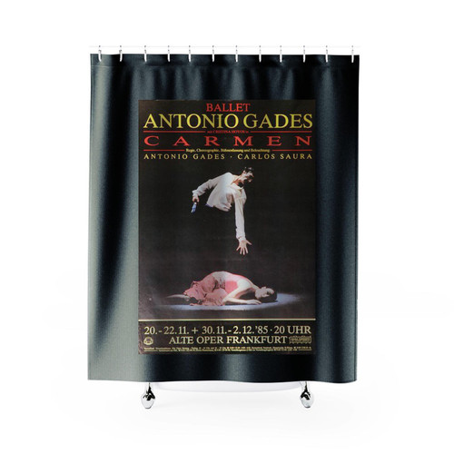 Antonio Gades Ballet Carmen Frankfurt 1985 Shower Curtains