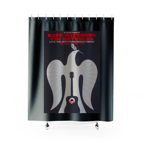 2008 Dave Matthews & Tim Reynolds Richmond Poster Shower Curtains
