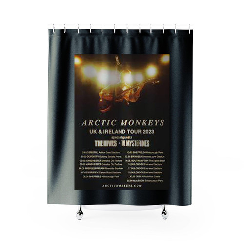Arctic Monkeys The Car 2023 Uk & Ireland Tour Shower Curtains Arctic Monkeys The Car 2023 Uk & Ireland Tour Shower Curtains