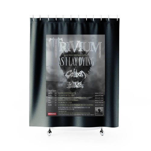 As I Lay Dying Announce European Tour With Trivium Shower Curtains