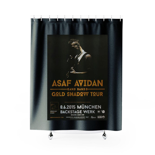 Asaf Avidan Gold Shadow Munchen 2015 Shower Curtains