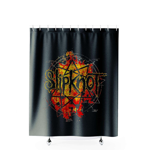 Slipknot Radio Fires Logo Shower Curtains