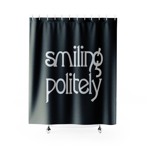 Smiling Politely Shower Curtains
