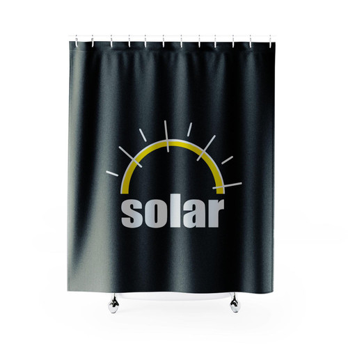 Solar Energy Sunrise Shower Curtains