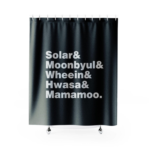 Solar Moonbyul Wheein Hwasa Mamamoo Shower Curtains