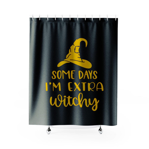 Some Days Im Extra Witchy Shower Curtains