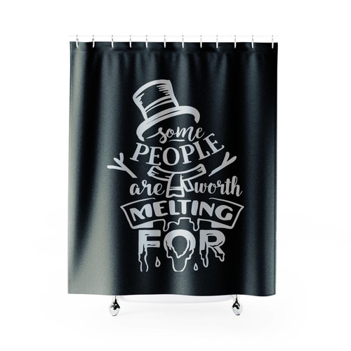 Some People Are With Melting For Christmas Gnomes Shower Curtains