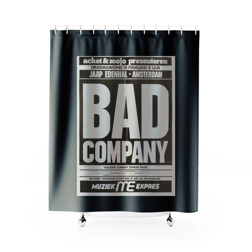 Bad Company Concert 1976 Jaap Edenhal Amsterdam Shower Curtains