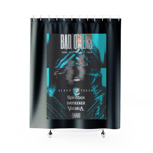 Bad Omens Sleep Token Dayseeker Shower Curtains