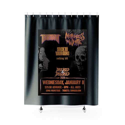 Beartooth & Motionless Stick To Young Guns Shower Curtains
