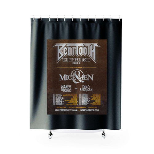 Beartooth Announce U.S. Tour With Of Mice And Men Shower Curtains