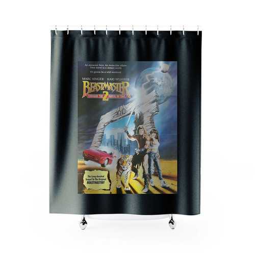Beastmaster 2 Through The Portal Of Time - 1991 Movie Poster Original Shower Curtains