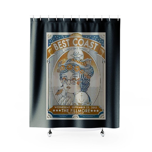 Best Coast Concert 2015 Shower Curtains