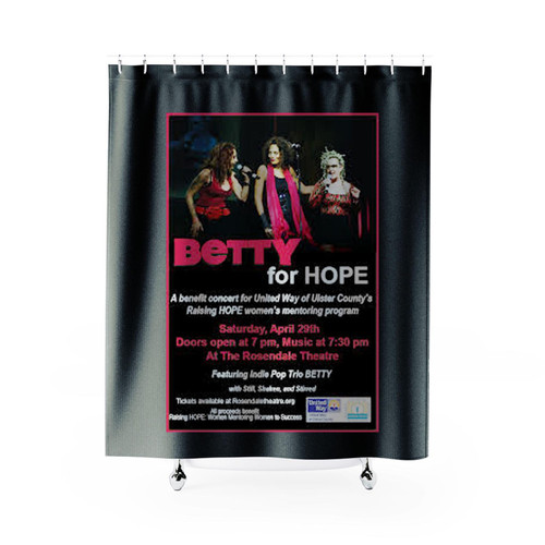 Betty For Hope A Benefit Concert For United Way Shower Curtains