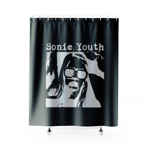 Sonic Youth Kim Gordon Vintage Shower Curtains
