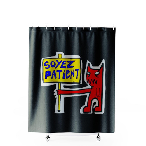Soyez Patient Shower Curtains