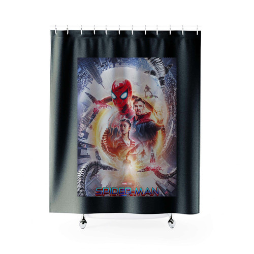Spiderman No Way Home 2 Shower Curtains Spiderman No Way Home 2 Shower Curtains