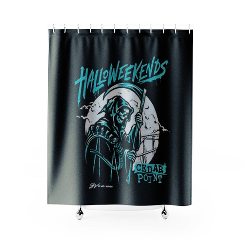 Cedar Point Halloweekends Reaper Shower Curtains