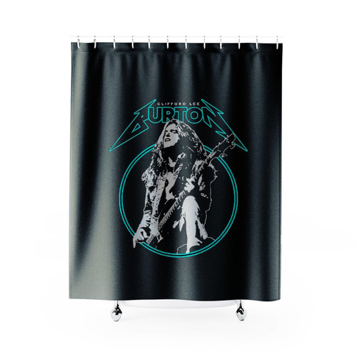 Cliff Burton Shower Curtains