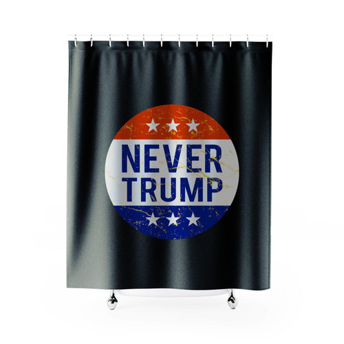 Never Trump Shower Curtains