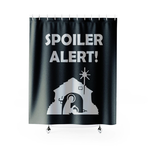 Spoiler Alert He Dies Shower Curtains