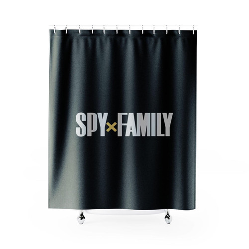 Spy X Family Logo Shower Curtains