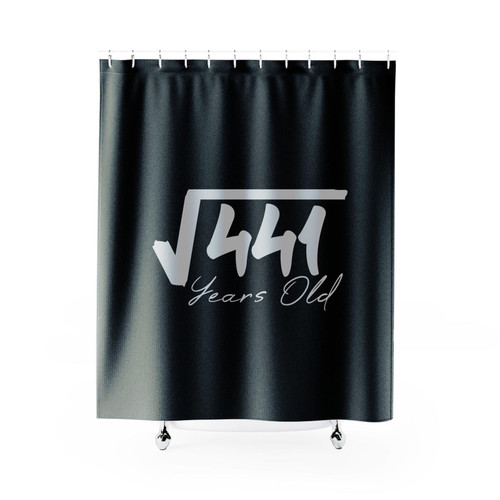 Square Root Of 441 21Th Birthday 21 Year Old Shower Curtains
