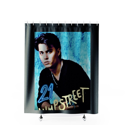 21 Jump Street Style 2 Johnny Depp Tv Series Shower Curtains