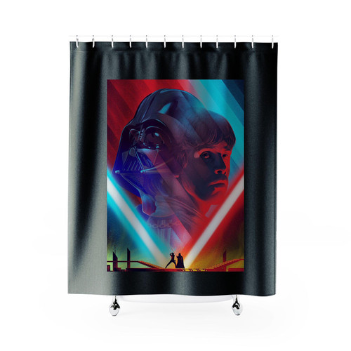 Star Wars Luke Vs Darth Vader Shower Curtains Star Wars Luke Vs Darth Vader Shower Curtains