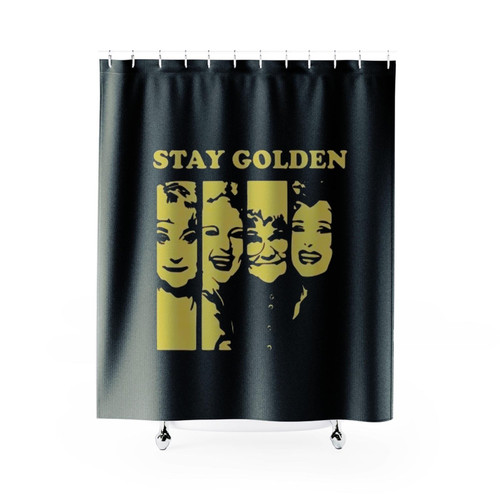Stay Golden 2 2 Shower Curtains Stay Golden 2 2 Shower Curtains