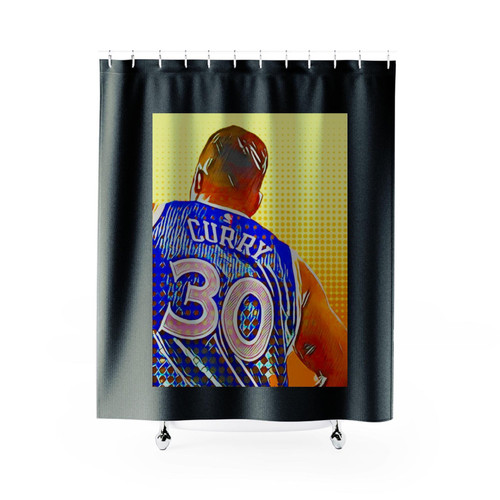 Steph Curry The 30 Number Shower Curtains