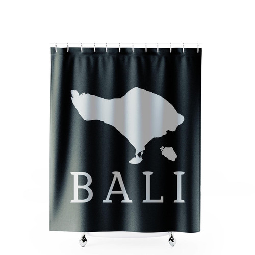 Bali Island Simple Shower Curtains