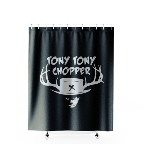 Strange Tony Tony Chopper One Piece Anime Shower Curtains