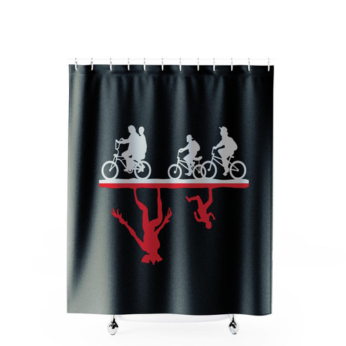 Stranger Things Welcome To The Upside Down Shower Curtains