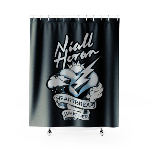 Niall Horan Heartbreak Weather Art Logo Shower Curtains
