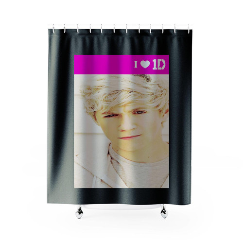 Niall Horan Pink Shower Curtains