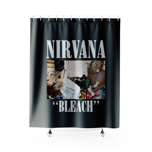 Nirvana Bleach Album Cover Shower Curtains