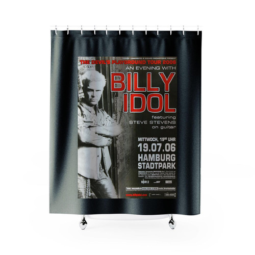 Billy Idol Devils Playground Hamburg 2006 Shower Curtains