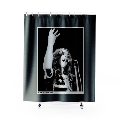 Black Sabbath Ozzy Osbourne Rotterdam Holland 1971 Shower Curtains