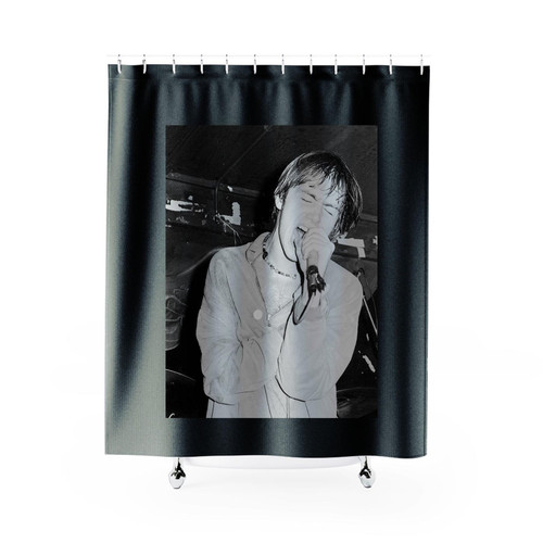 Blur Live 1990 Damon Albarn Shower Curtains