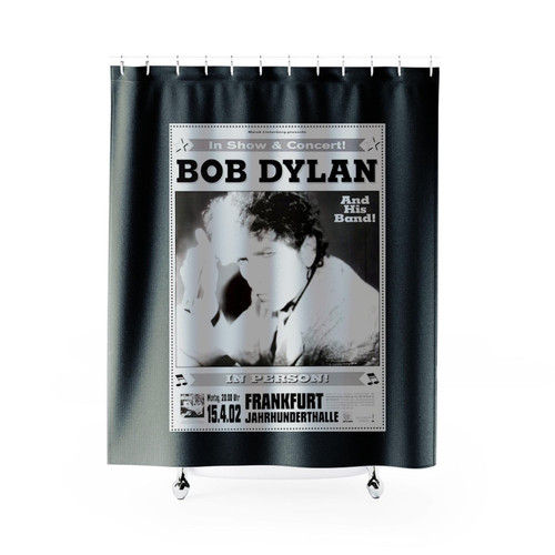 Bob Dylan And His Band Love And Theft Frankfurt 2002 Shower Curtains