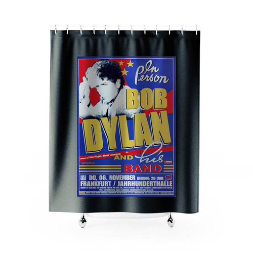 Bob Dylan And His Band The Essential Frankfurt 2003 Shower Curtains