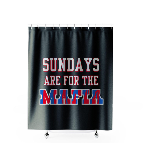 Sundays Are For The Mafia 2 Shower Curtains